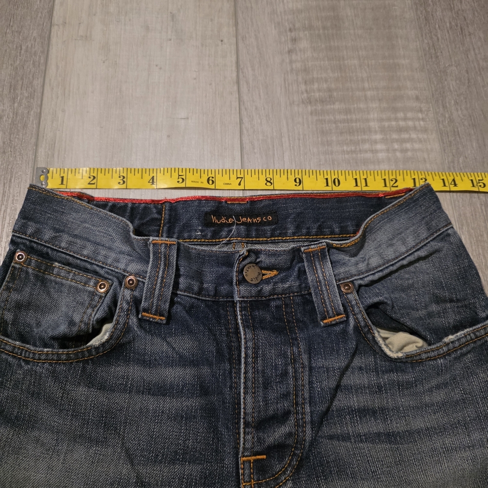 Nudie Jeans Dark Blue Skinny Jeans - Picture 10 of 16